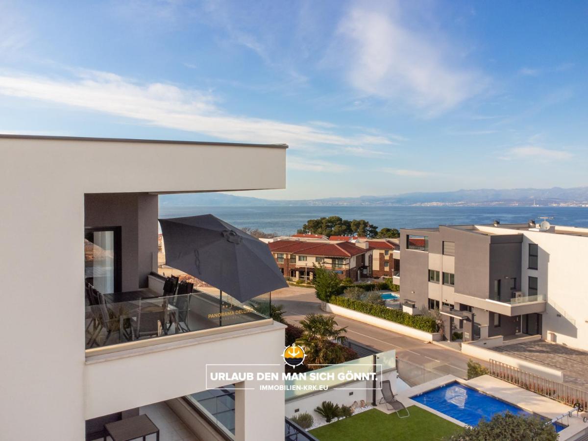 Apartment Panorama Deluxe in Malinska Bagian luar foto