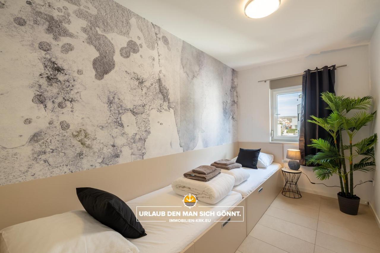 Apartment Panorama Deluxe in Malinska Bagian luar foto