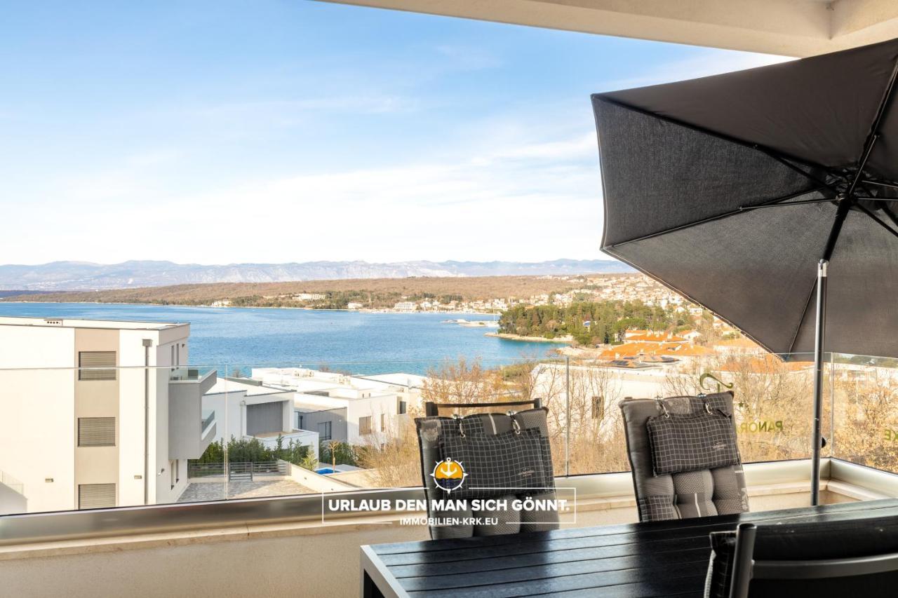 Apartment Panorama Deluxe in Malinska Bagian luar foto